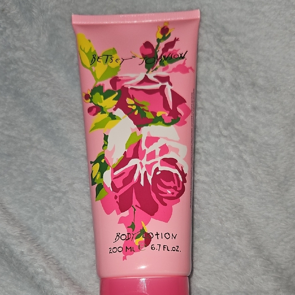 Betsey Johnson Pink Floral Body Lotion